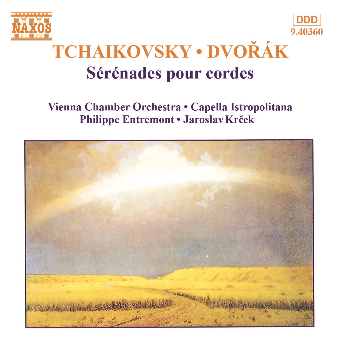 Tchaikovsky & Dvořák: Sérénades pour cordes album cover