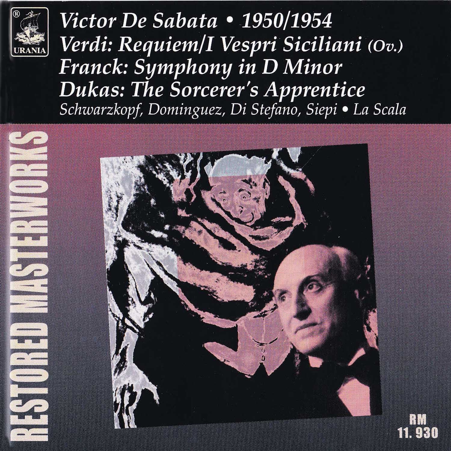 Verdi: Requiem & I Vespri Siciliani - Franck: Symphony in D Minor - Dukas: The Sorcerer's Apprentice album cover