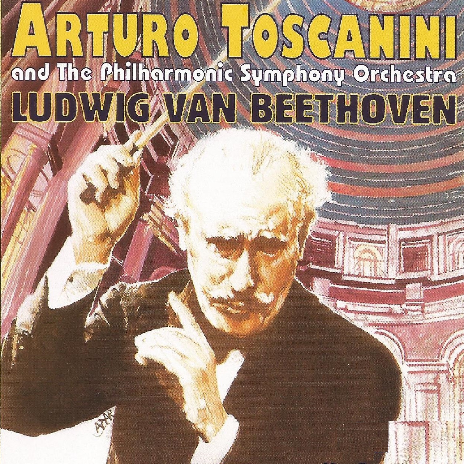 Arturo Toscanini - Ludwig van Beethoven album cover