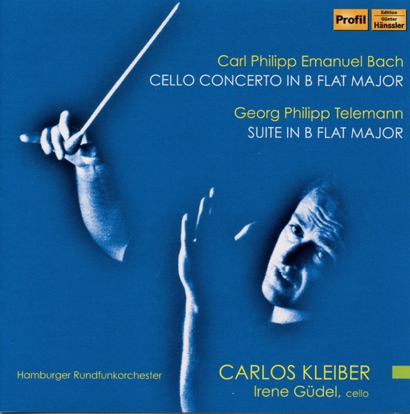 C.P.E. Bach: Cello Concerto in B-Flat Major - Telemann: Suite in B-Flat Major album cover