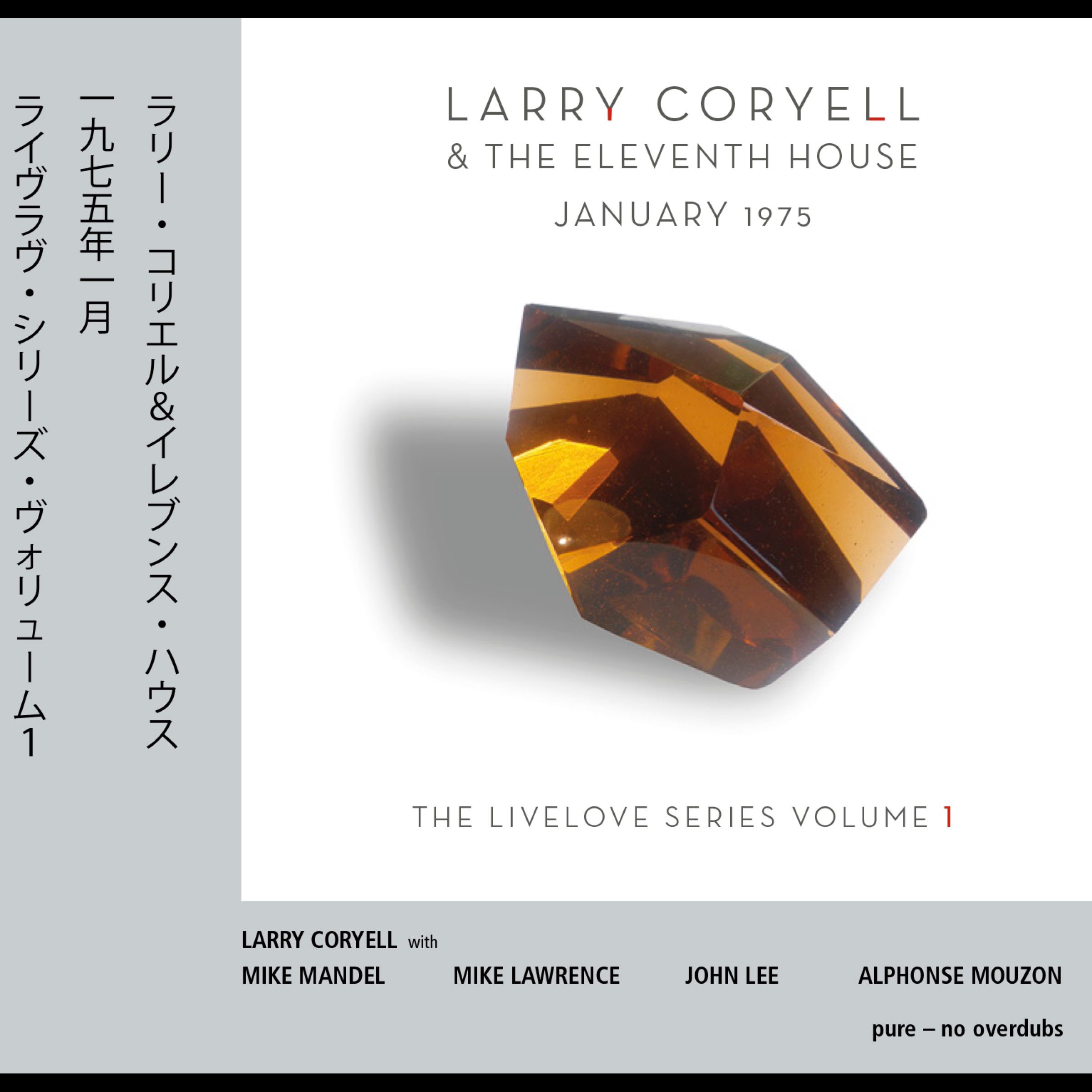 The Livelove Series, Vol. 1: January 1975 album cover