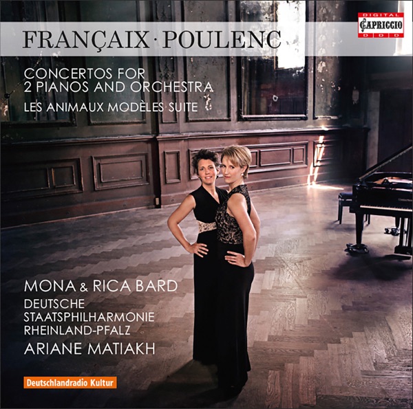Françaix: Concerto for 2 Pianos - Poulenc: Les animaux modèles & Concerto for 2 Pianos in D Minor album cover