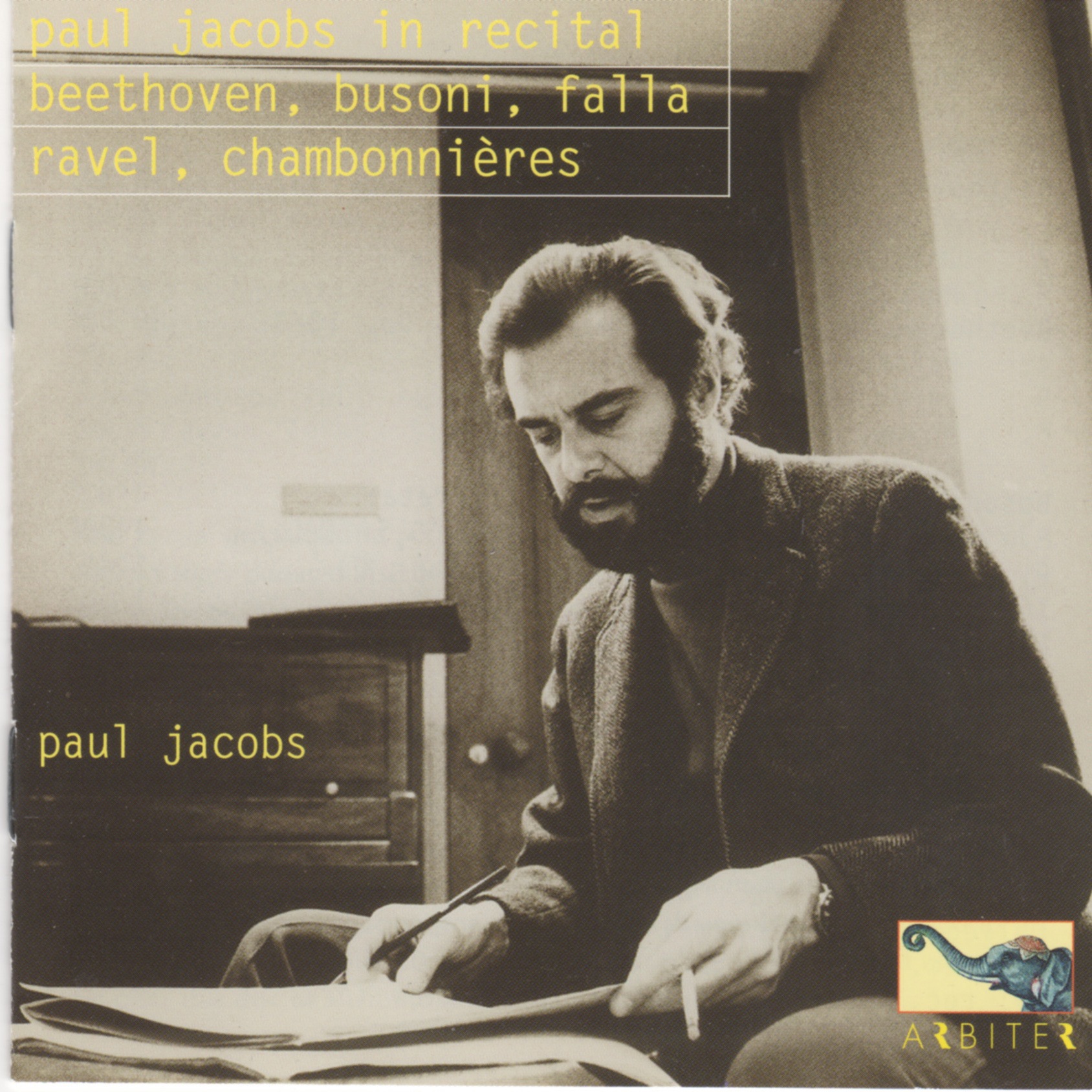 Paul Jacobs in Recital: Beethoven, Busoni, Falla, Ravel, Chambonnieres album cover