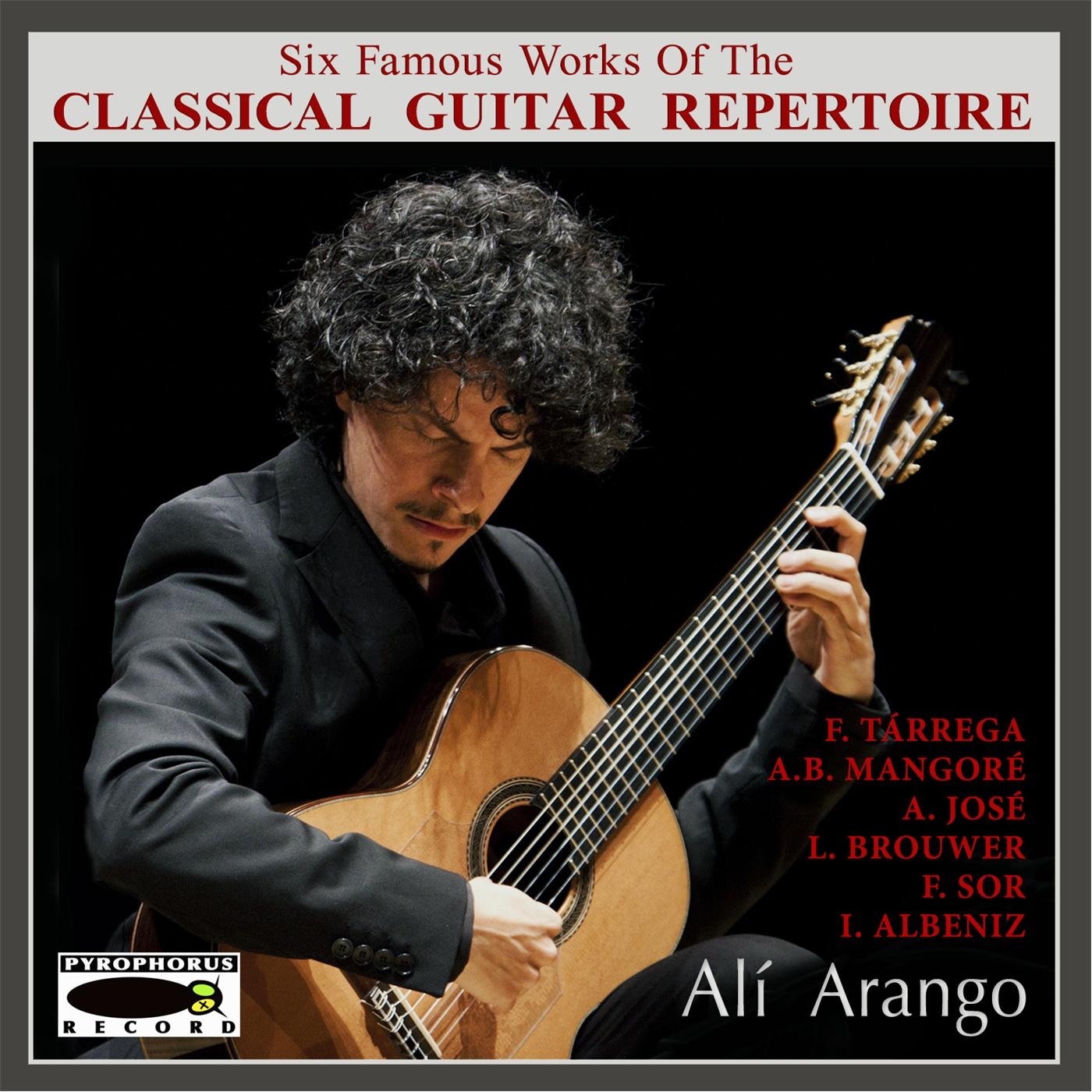 Six Famous Works of the Classical Guitar Repertoire album cover
