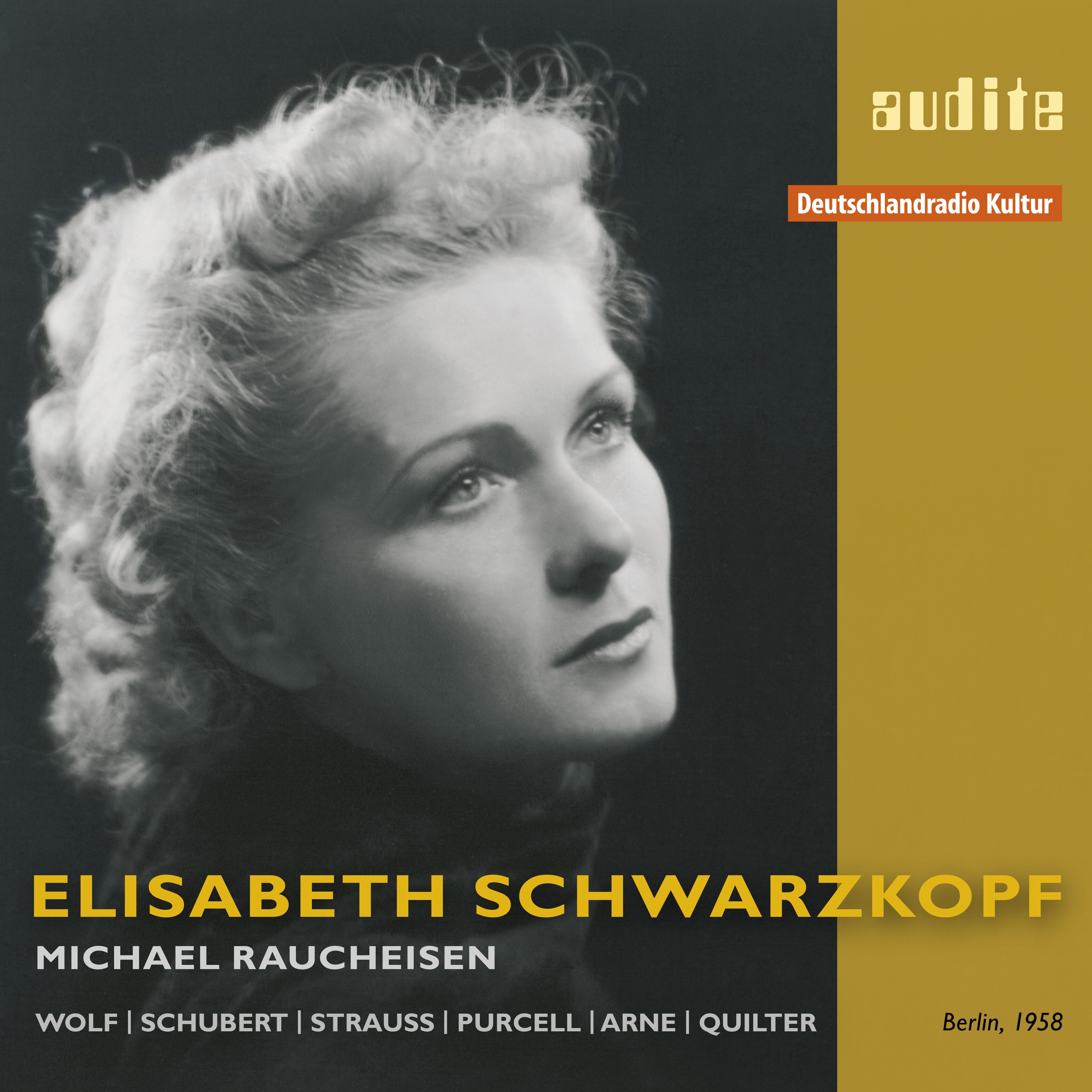 Elisabeth Schwarzkopf sings Lieder by Wolf, Schubert, Strauss, Purcell, Arne & Quilter album cover