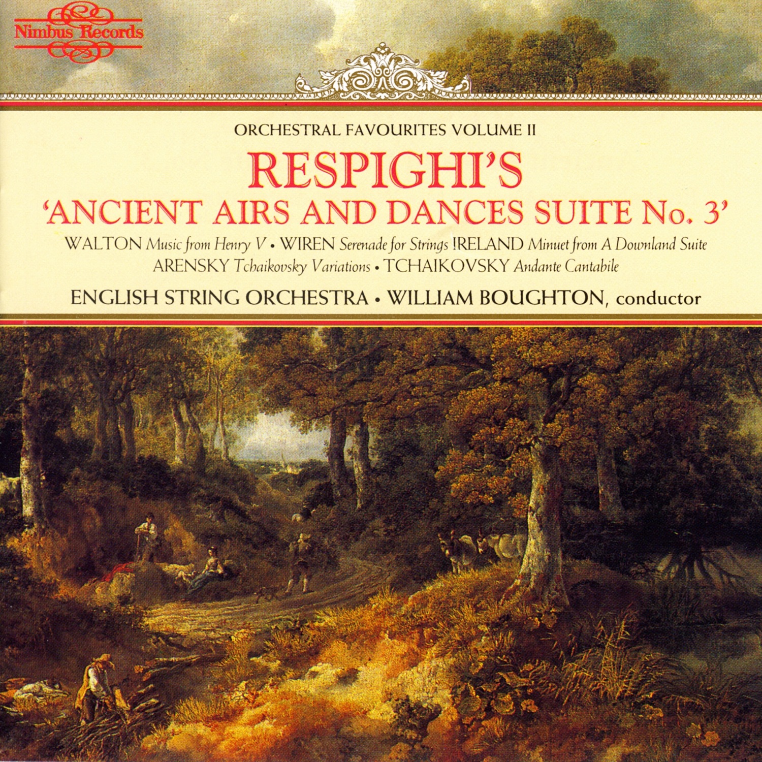 Respighi's Ancient Airs and Dances Suite No. 3: Orchestral Favourites, Vol. II album cover