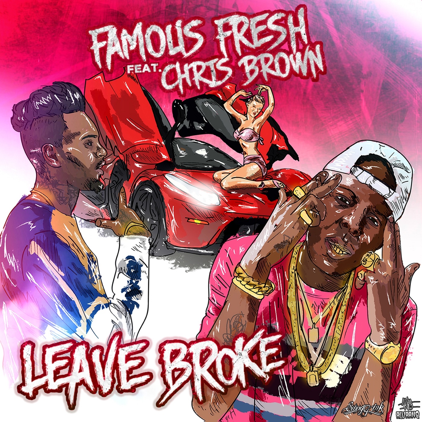 Leave Broke (feat. Chris Brown) - Single album cover