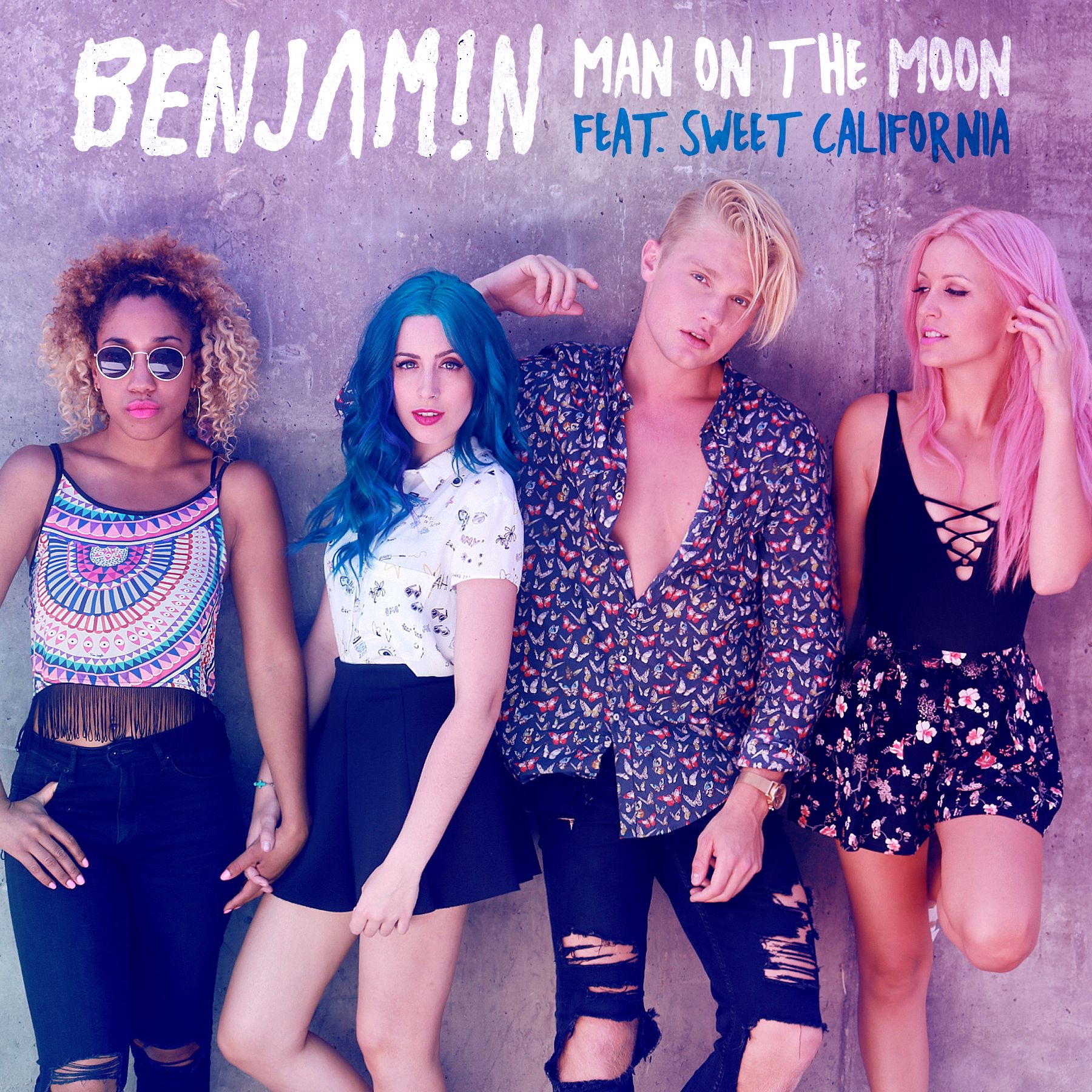 Man on the Moon (feat. Sweet California) - Single album cover