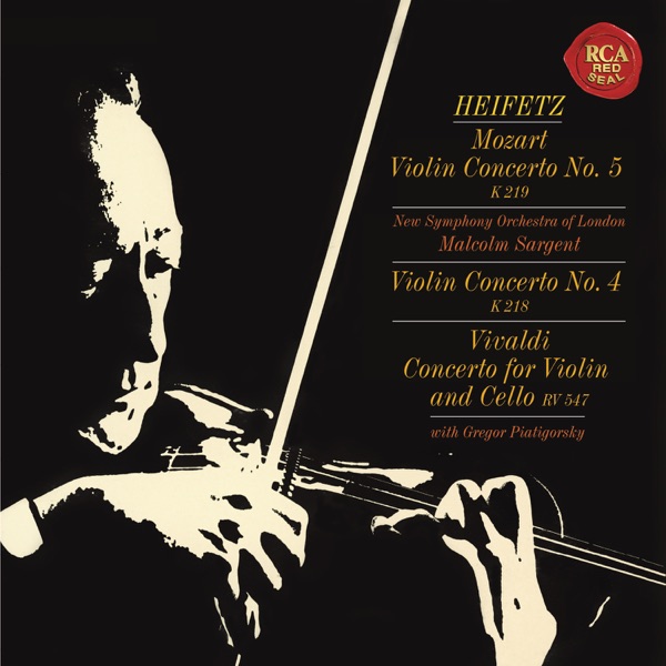Mozart & Vivaldi: Violin Concertos (Heifetz Remastered) album cover