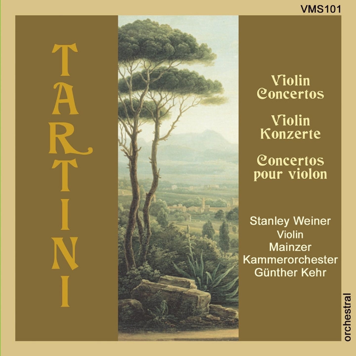 Tartini: Violin Concertos album cover