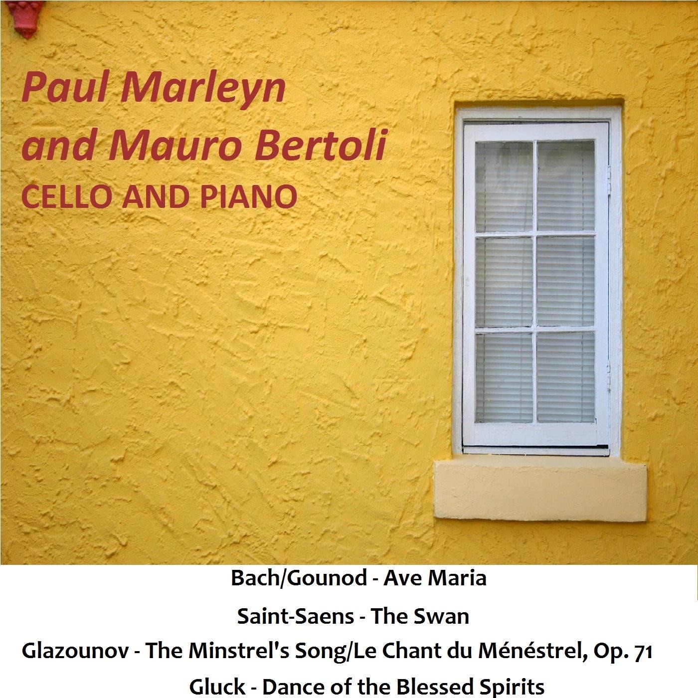 J.S. Bach - C. Gounod: Ave Maria - C. Saint-Saens: The Swan - A. Glazounov: The Minstrel's Song / Le album cover