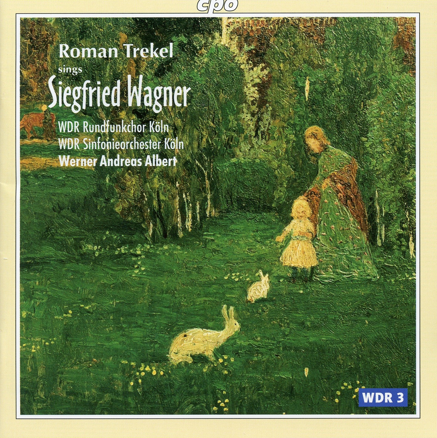 Roman Trekel sings Siegfrid Wagner album cover