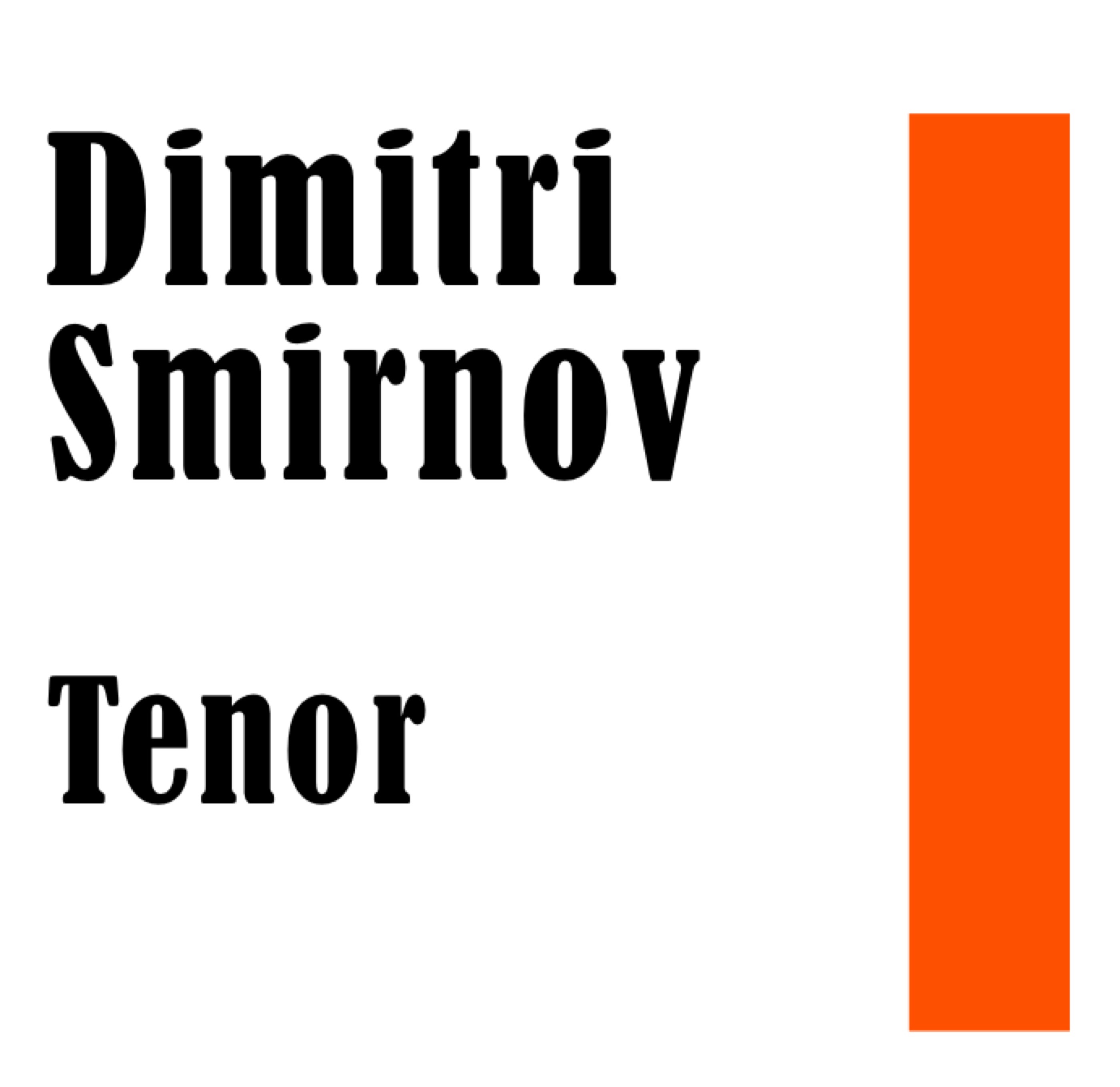Dimitri Smirnov: Tenor album cover
