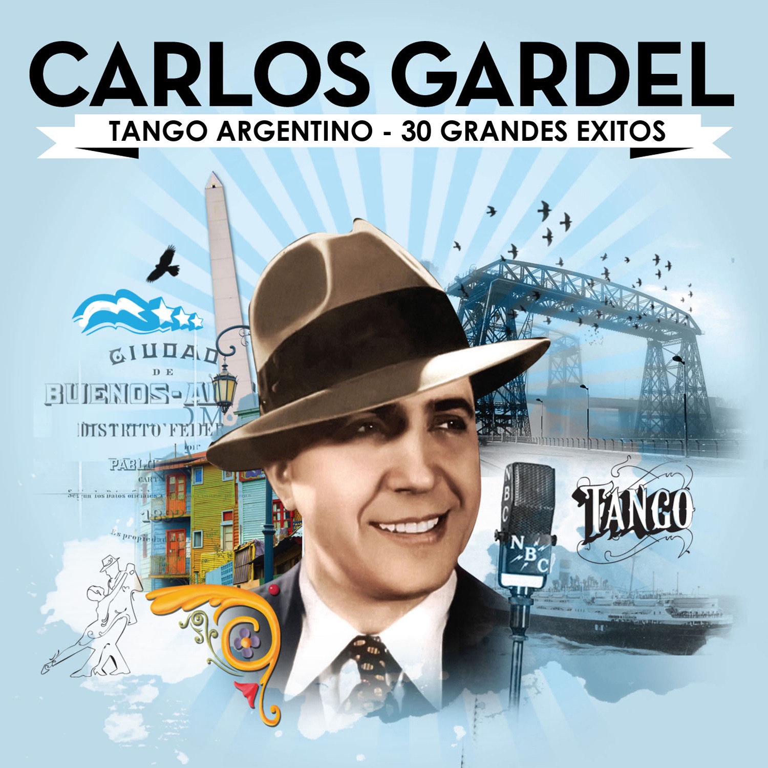 Carlos Gardel. Tango Argentino - 30 Grandes Exitos album cover