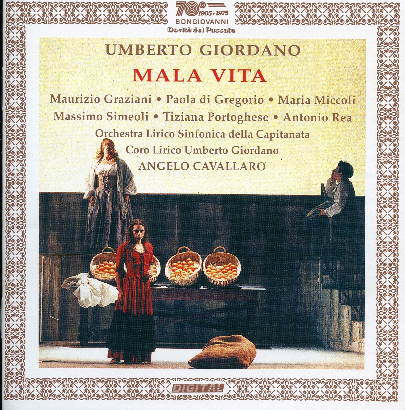Giordano: Mala vita album cover