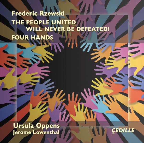 Frederic Rzewski: The People United Will Never Be Defeated & 4 Hands album cover
