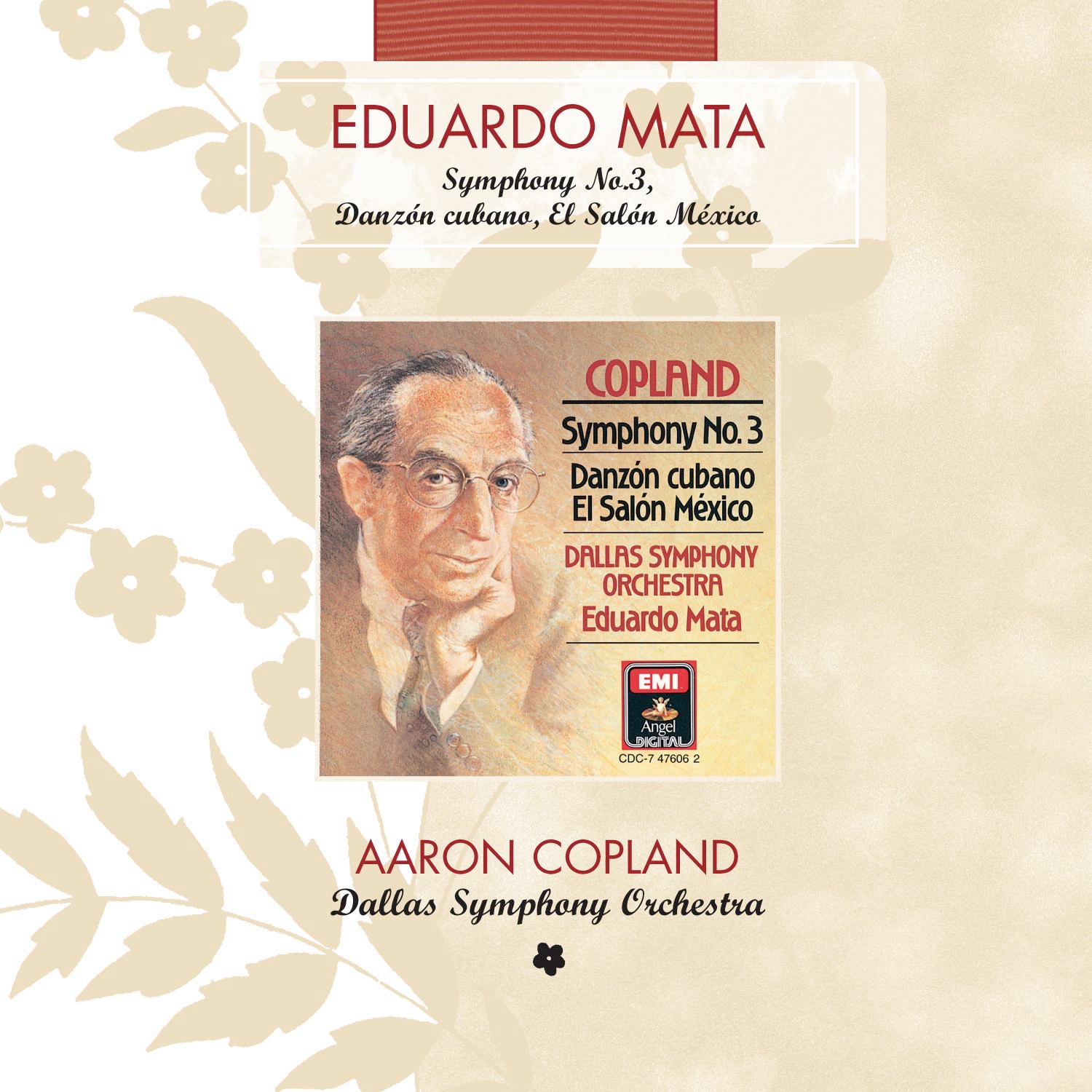 Copland: Symphony No. 3 - Danzón Cubano - El Salón México album cover