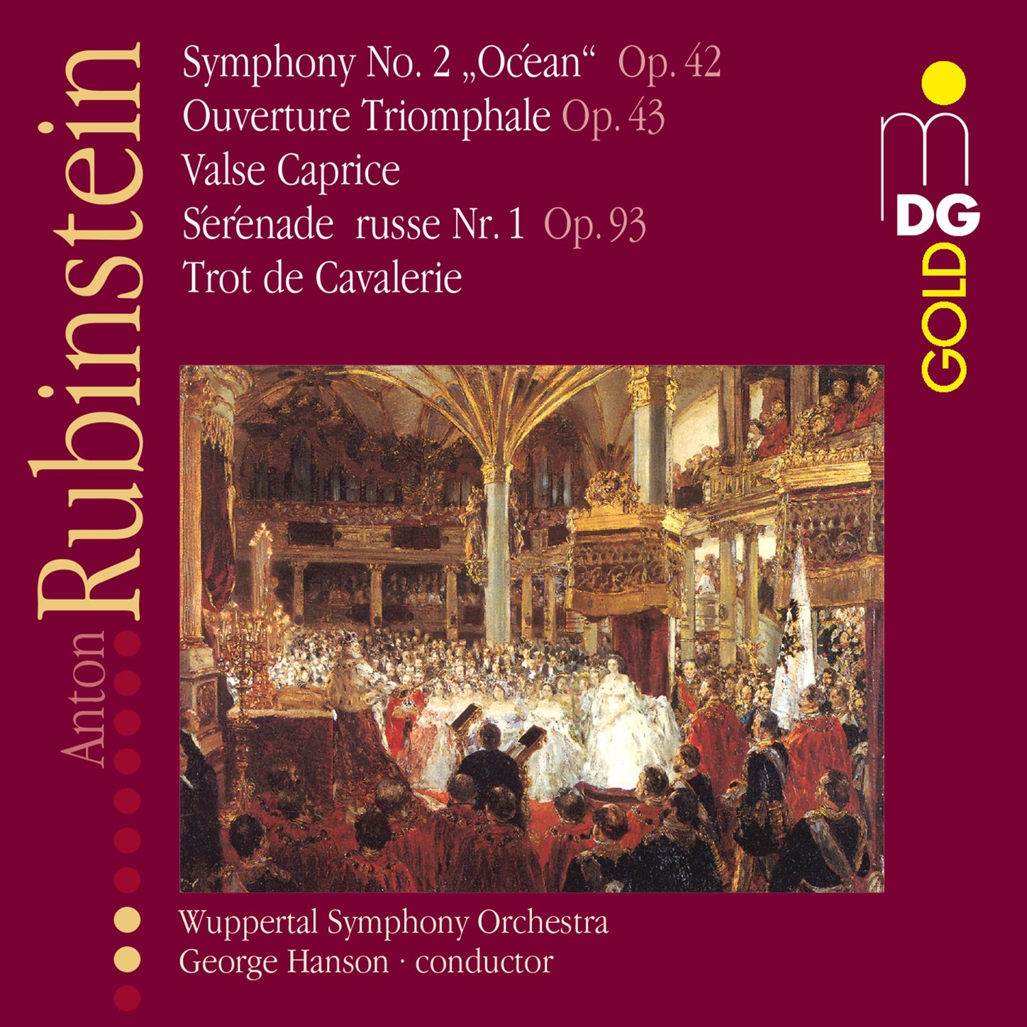Rubinstein: Orchestral Works, Vol. 2 album cover