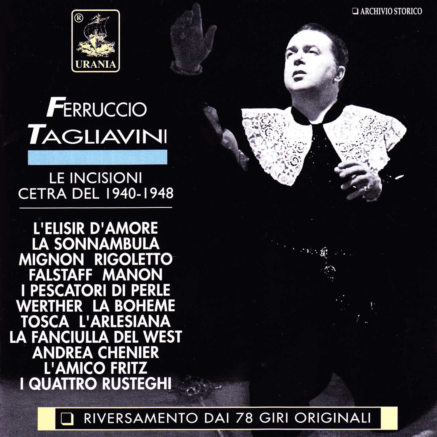 Ferruccio Tagliavini - Cetra Recordings 1940-1948 album cover