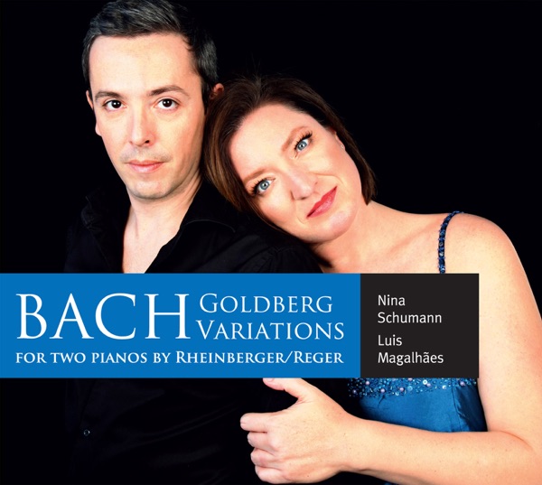 Bach: Goldberg Variations for Two Pianos by Rheinberger & Reger album cover