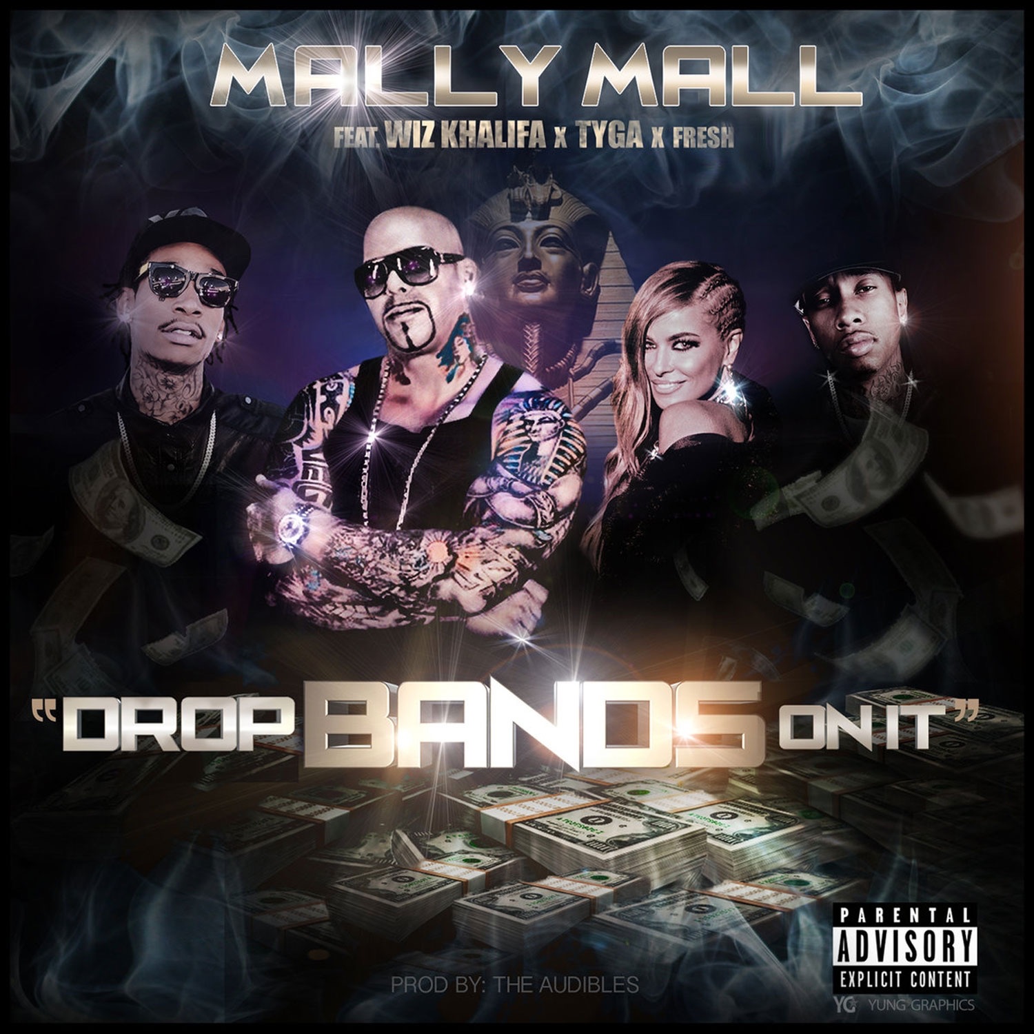Drop Bands On It (feat. Wiz Khalifa, Tyga & Fresh) - Single album cover