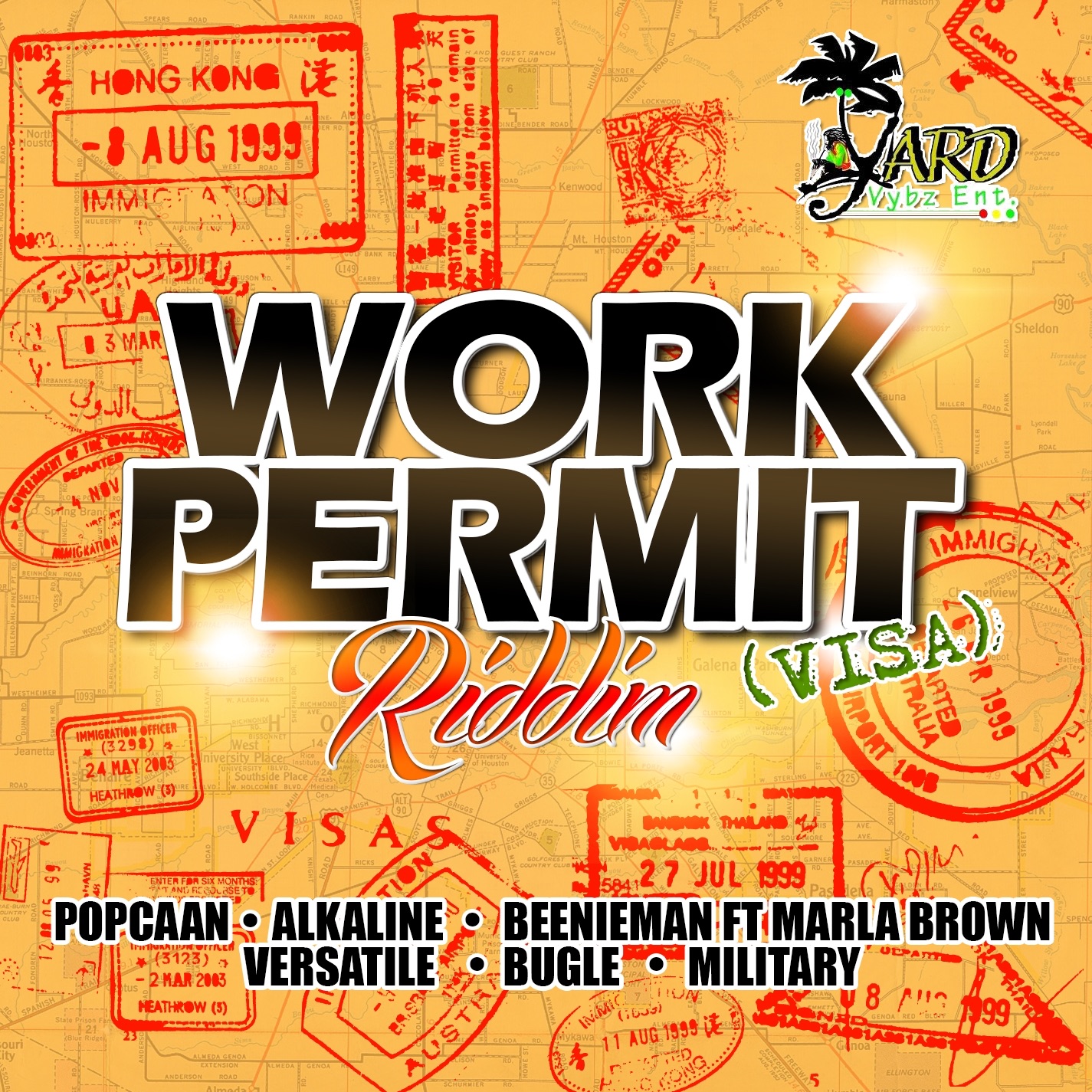 Work Permit Riddim album cover