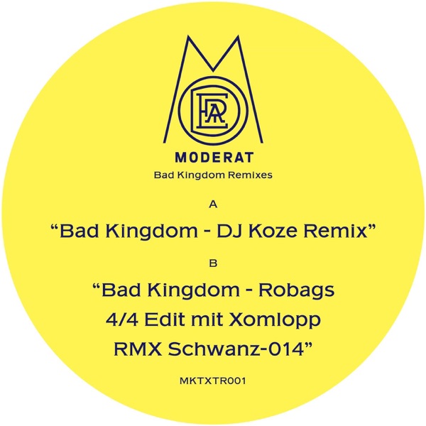 Bad Kingdom / DJ Koze Remix & Robag Wruhme Edit - EP album cover