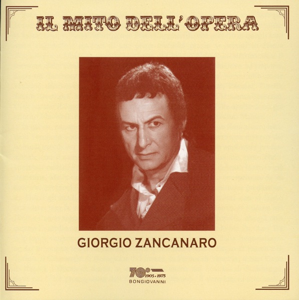 Il mito dell'opera: Giorgio Zancanaro album cover