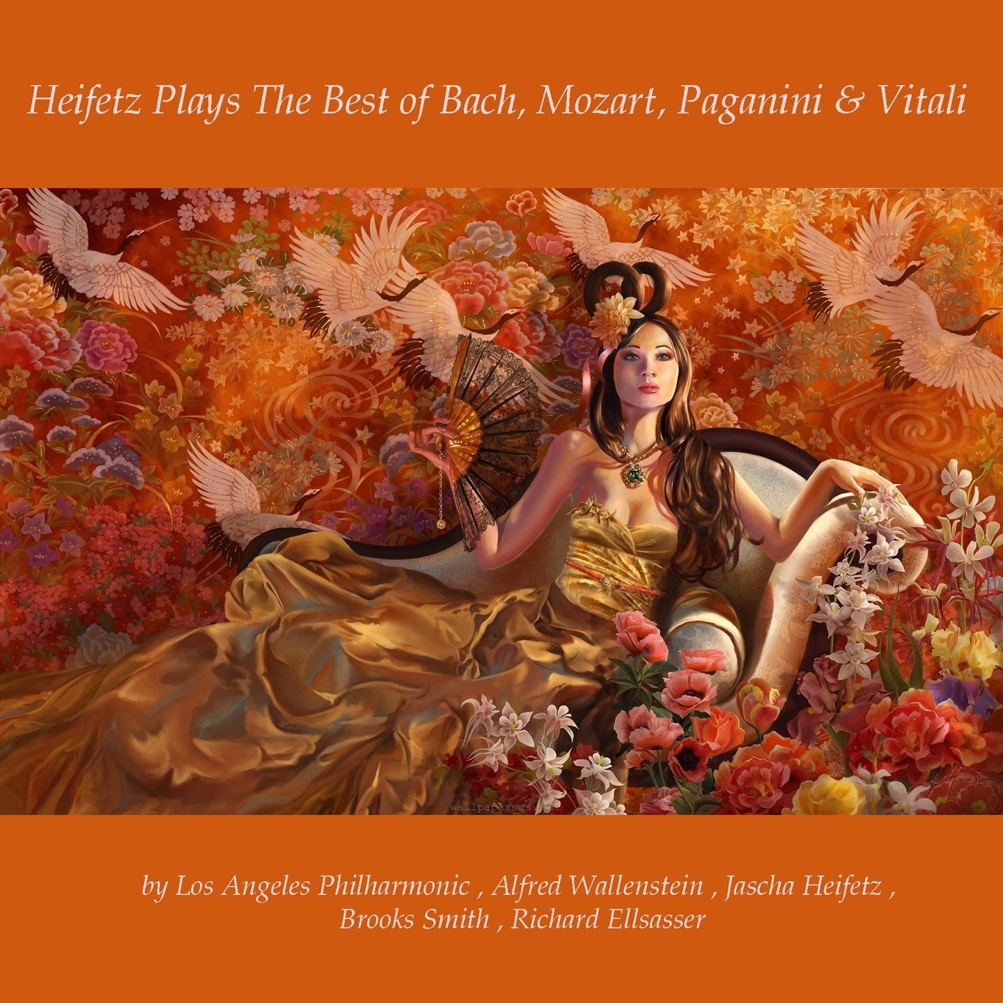 Heifetz Plays the Best of Bach, Mozart, Paganini & Vitali album cover