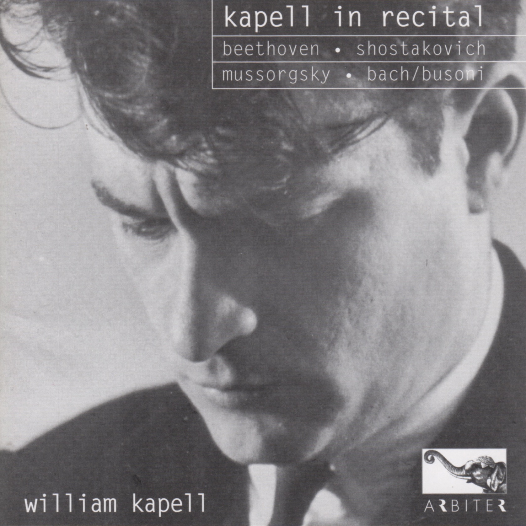 Kapell in Recital album cover