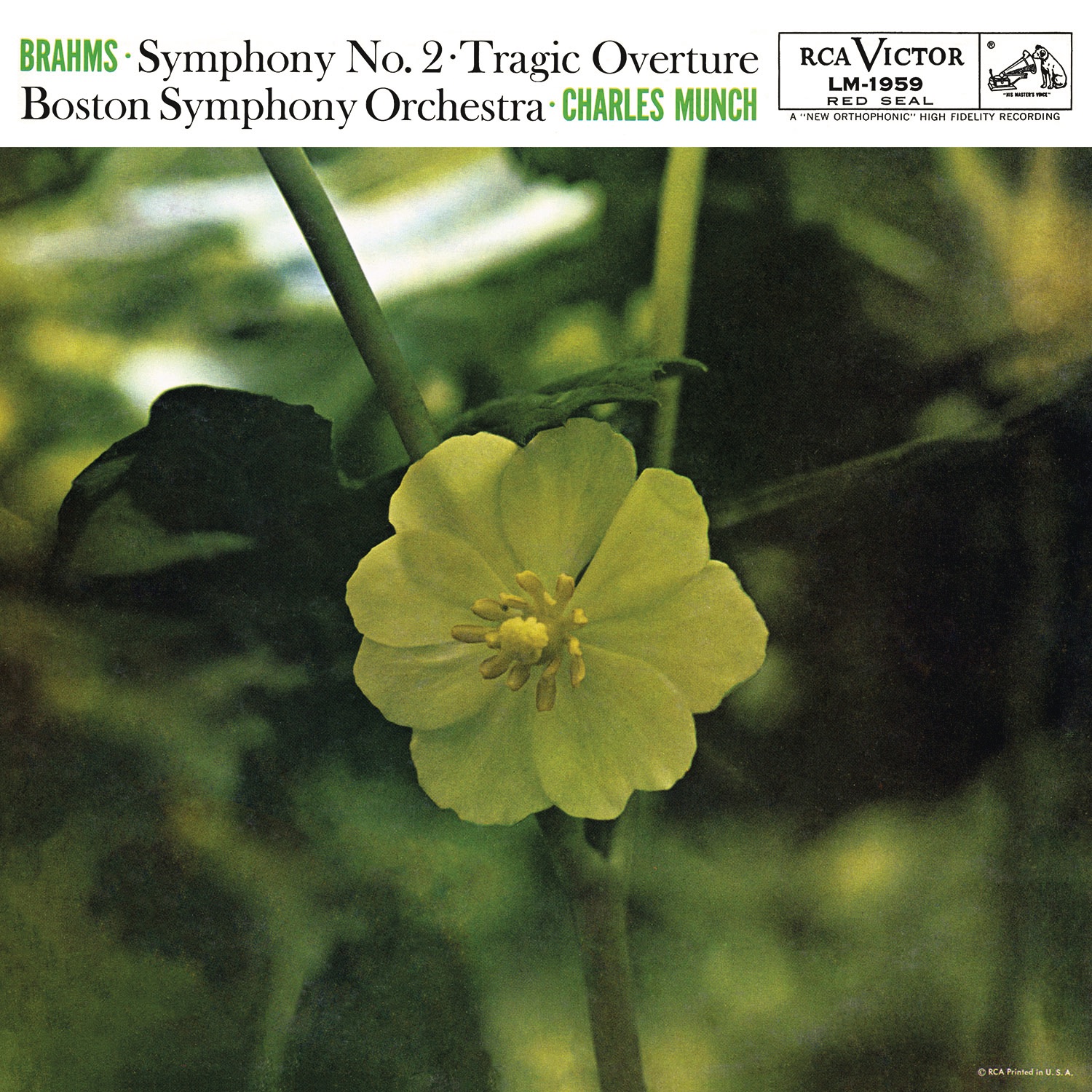 Brahms: Symphony No. 2 and Tragic Overture album cover