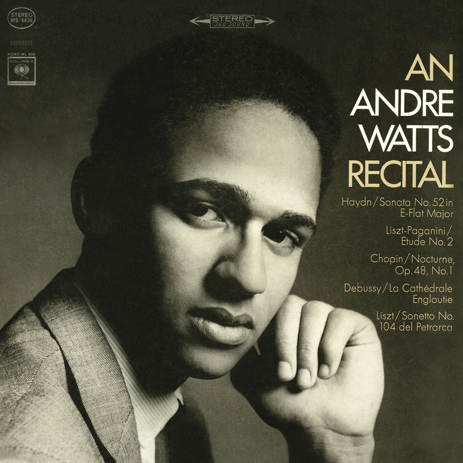 An André Watts Recital album cover