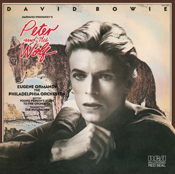 David Bowie narrates Prokofiev's Peter and the Wolf & The Young Person's Guide to the Orchestra album cover