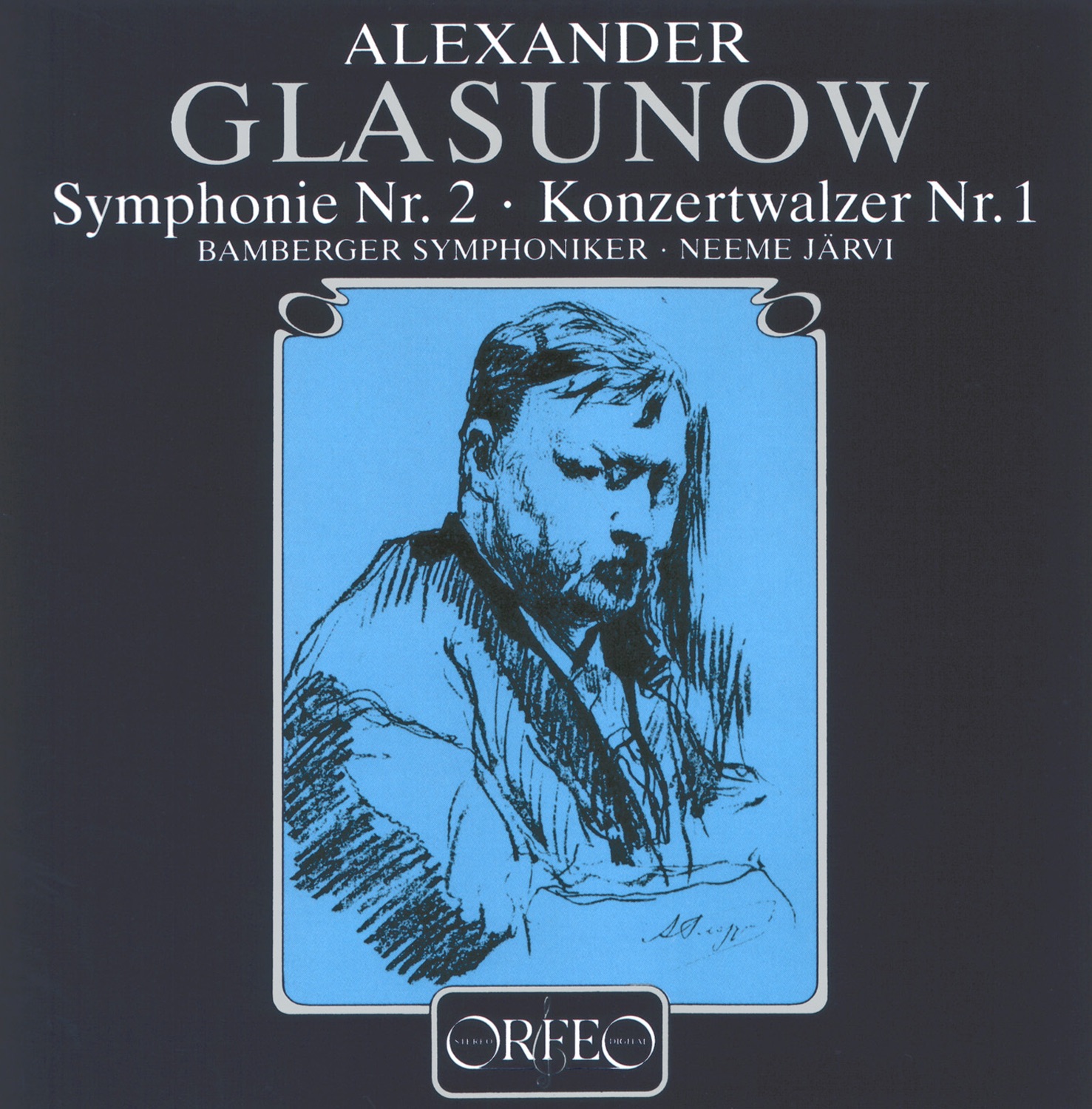 Glazunov: Symphony No. 2 in F-Sharp Minor, Op. 16 & Concert Waltz No. 1 in D Major, Op. 47 album cover