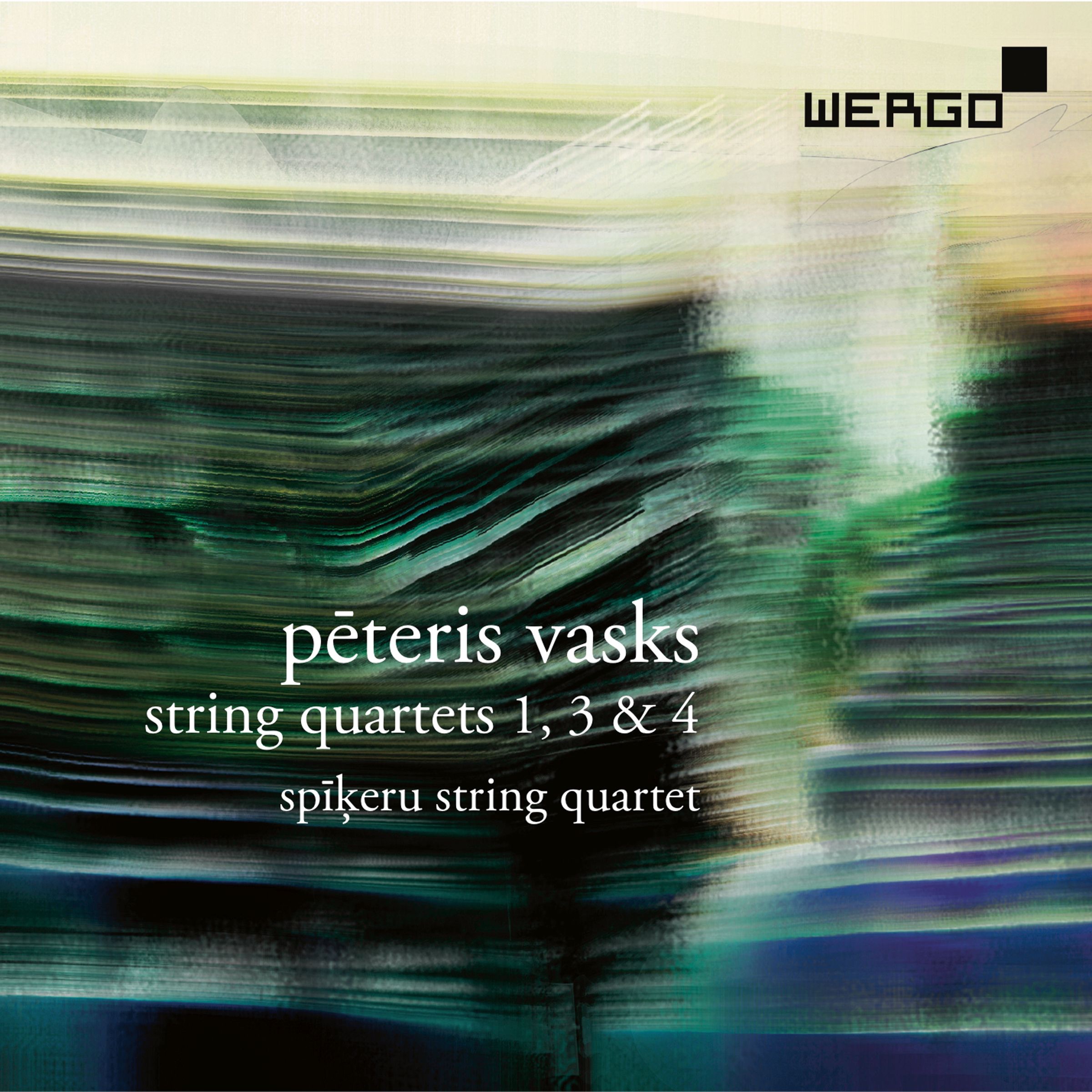 Vasks: String Quartets Nos. 1, 3 & 4 album cover