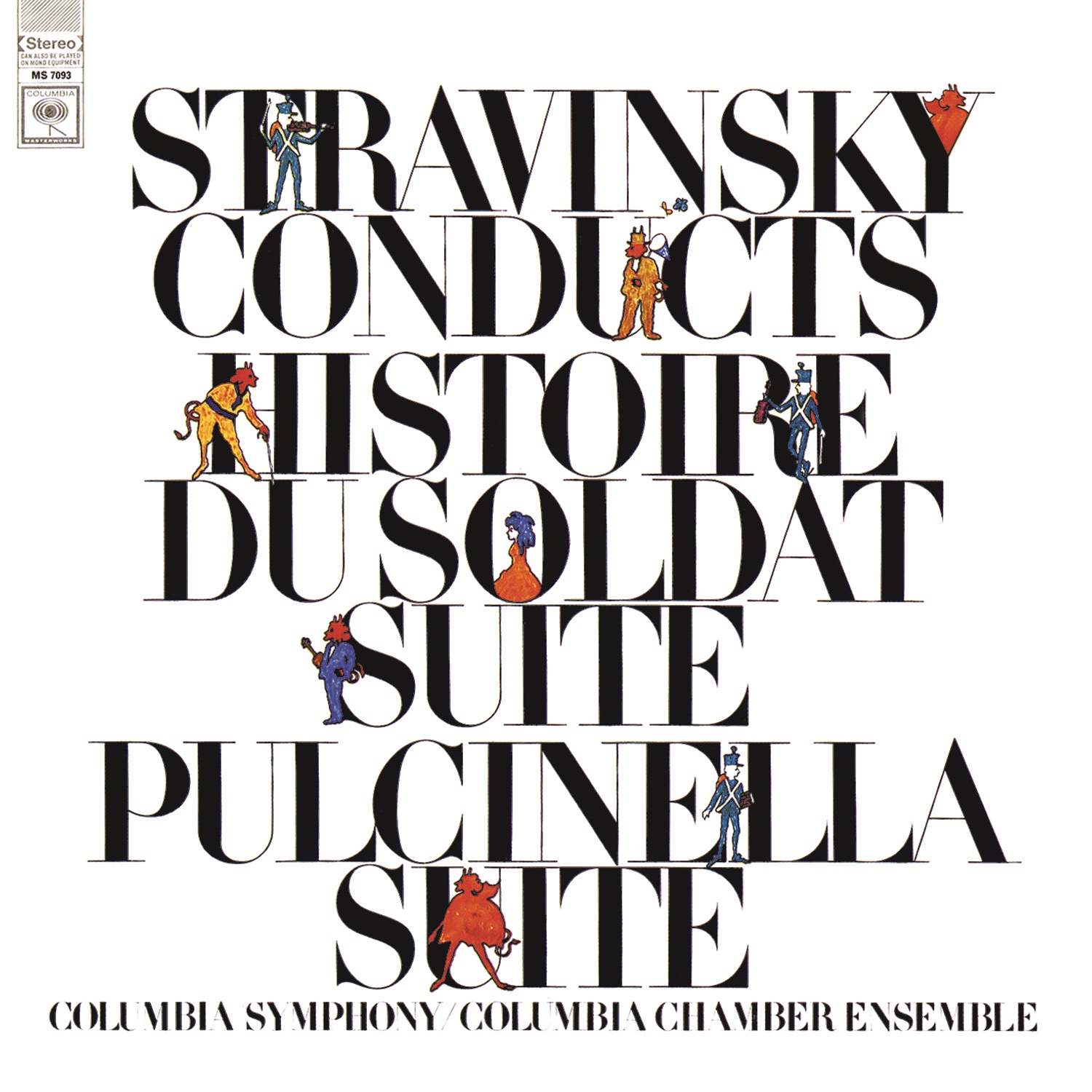 Stravinsky: Pulcinella Suite, Scherzo fantastique, Fireworks & Scherzo à la russe album cover