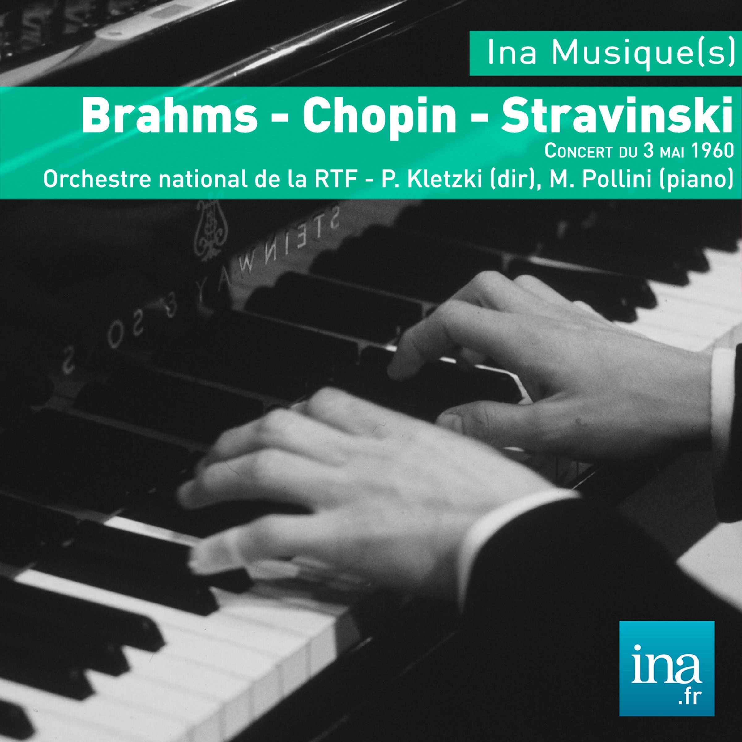 Brahms - Chopin - Stravinski album cover