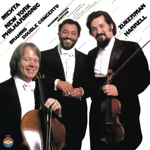 Brahms: Concerto for Violin, Cello and Orchestra in A Minor, Op. 102 & Academic Festival Overture, O album cover