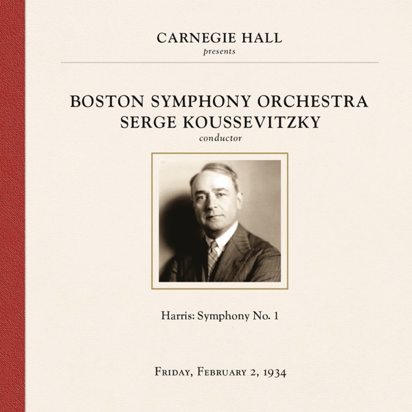 Serge Koussevitzky at Carnegie Hall, New York City, February 2, 1934 album cover