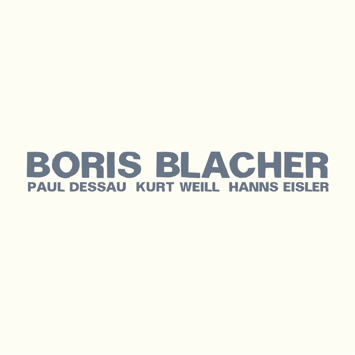Blacher album cover