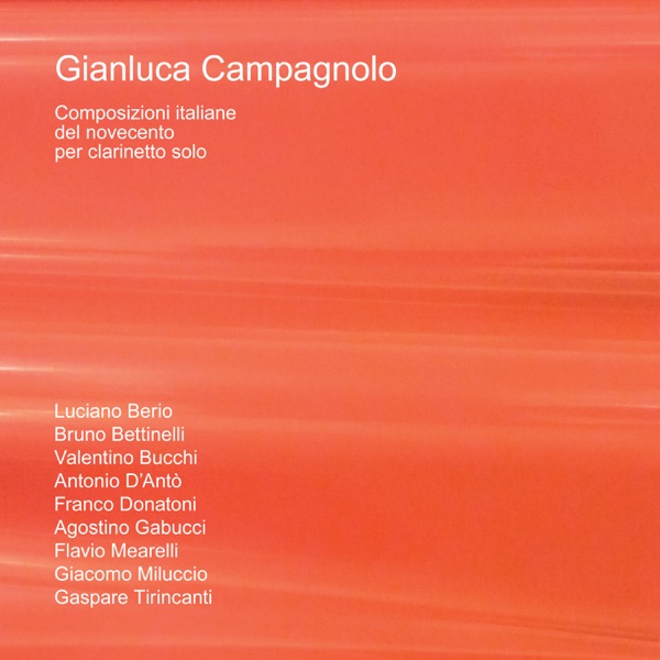 Composizioni italiane del novecento per clarinetto solo album cover