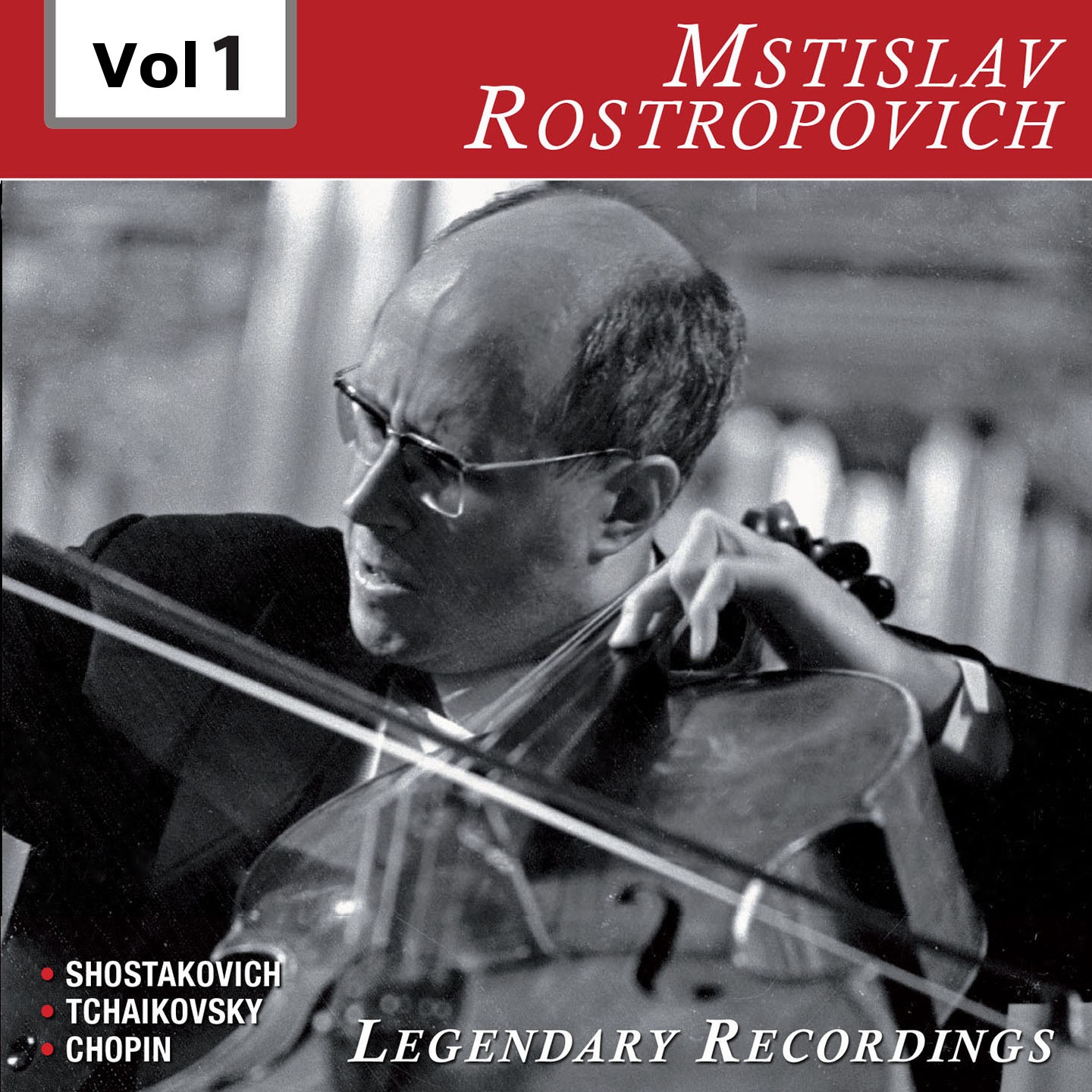 Rostropovich, Legendary Recordings, Vol. 1 (Recordings 1954, 1959 & 1960) album cover