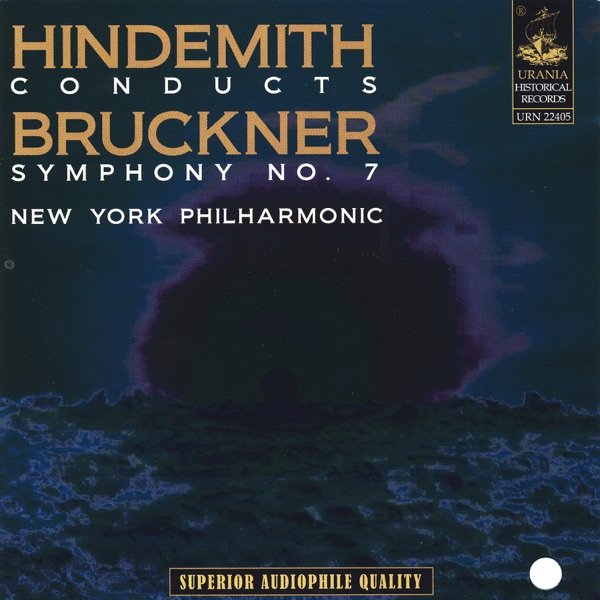 Hindemith Conducts Bruckner Symphony No. 7 album cover