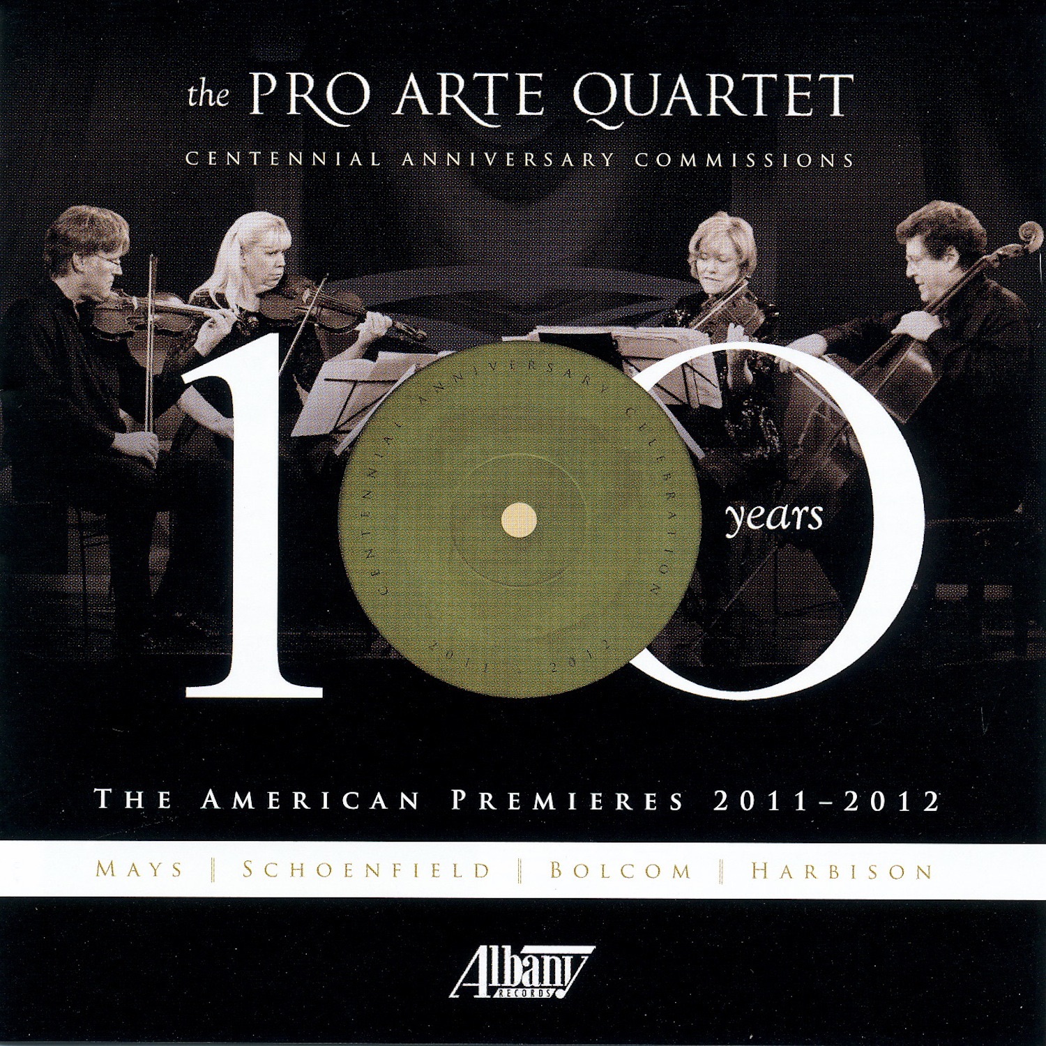 The Pro Arte Quartet: Centennial Anniversary Commissions album cover