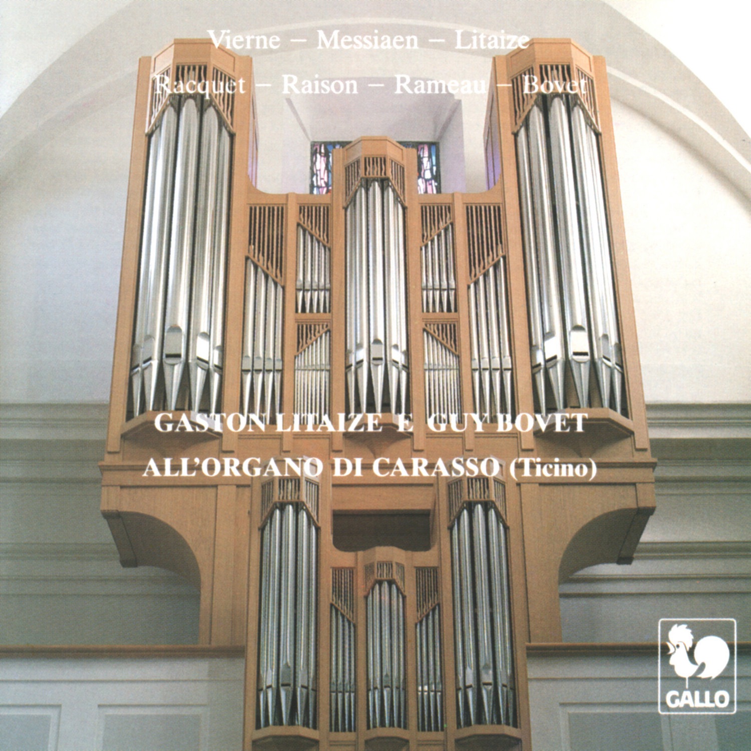 Gaston Litaize e Guy Bovet: All'organo di Carasso (Ticino) album cover