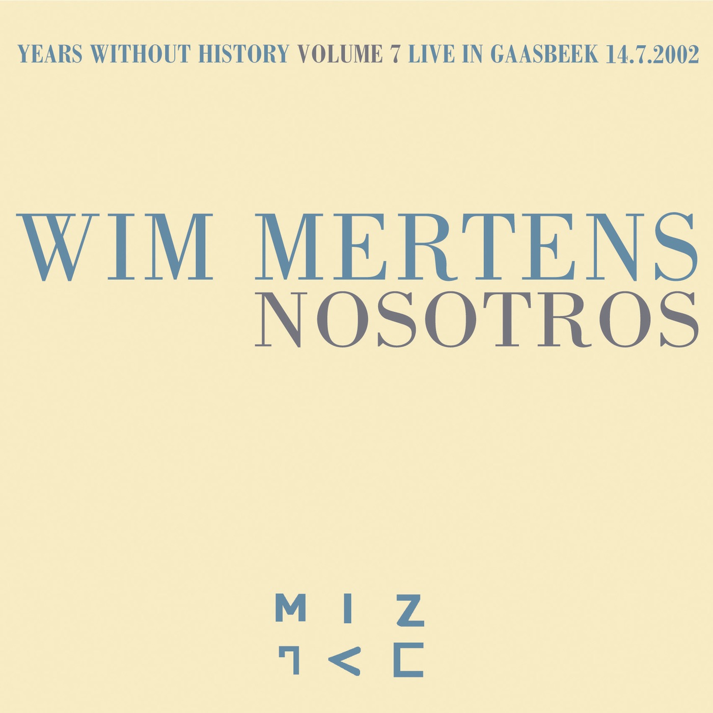 Nosotros album cover