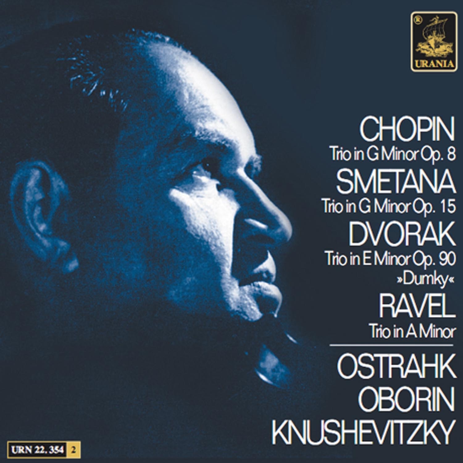 Chopin: Trio Op 8 - Smetana: Trio Op. 15 - Dvořák: Trio Op. 90 - Ravel: Trio in a Minor album cover