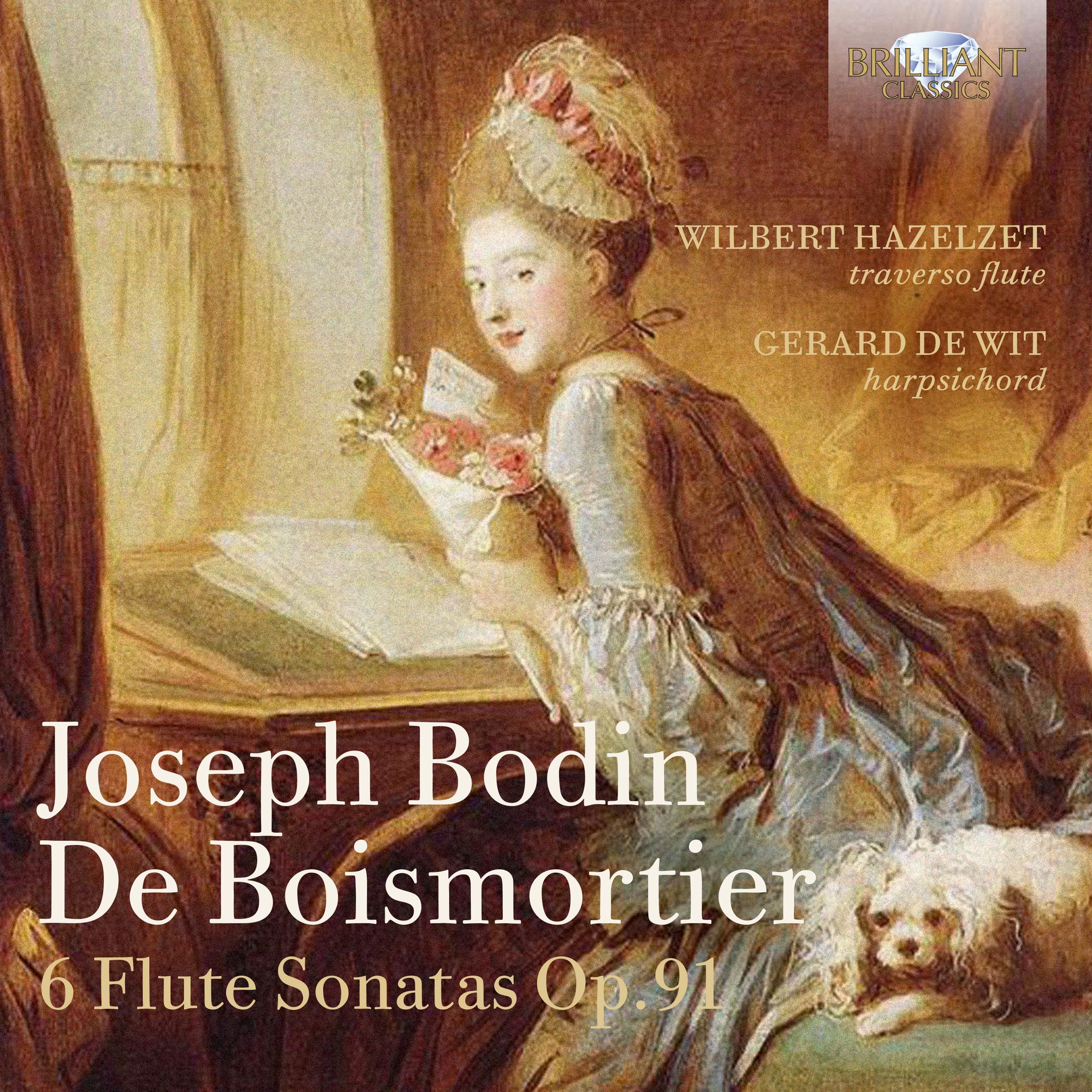 Joseph Bodin De Boismortier: 6 Flute Sonatas, Op. 91 album cover