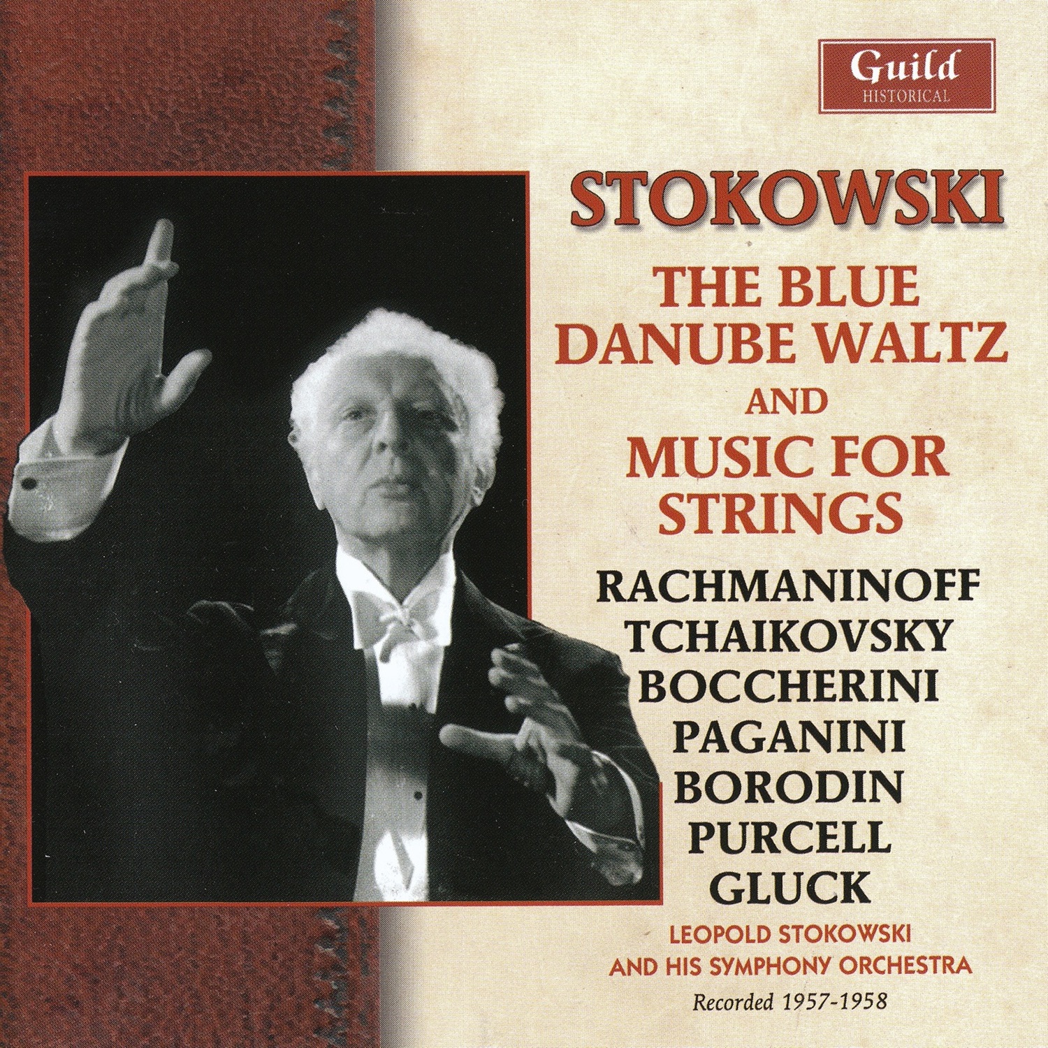 Stokowski - The Blue Danube Waltz & Music for Strings album cover