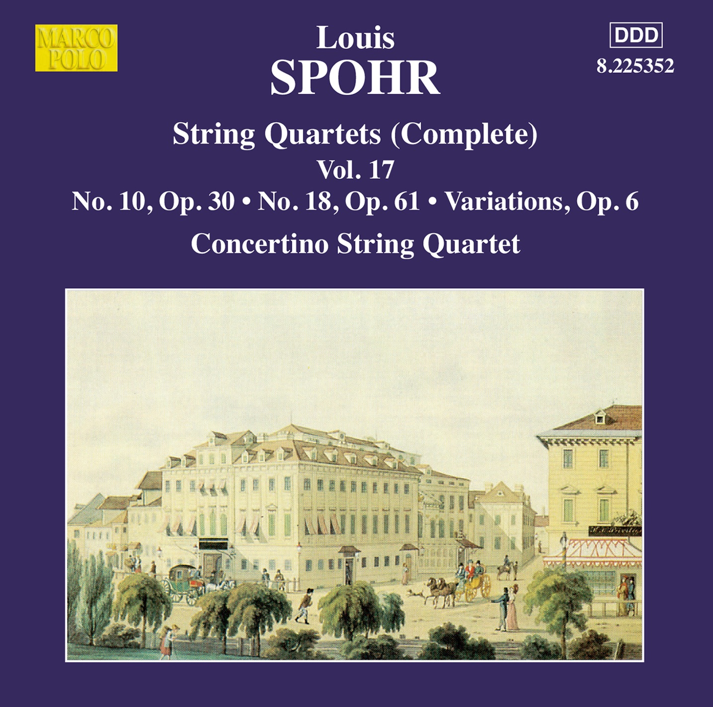 Spohr: String Quartets, Vol. 17 album cover
